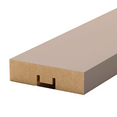 Декоративная рейка МДФ 60х16х2700 мм sangrau Stella - фото 1