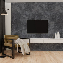 Панель композитная ПВХ 2800х1200х1,2 мм Stella Marble глянцевая бетон блурро 3,36 кв.м - фото 2