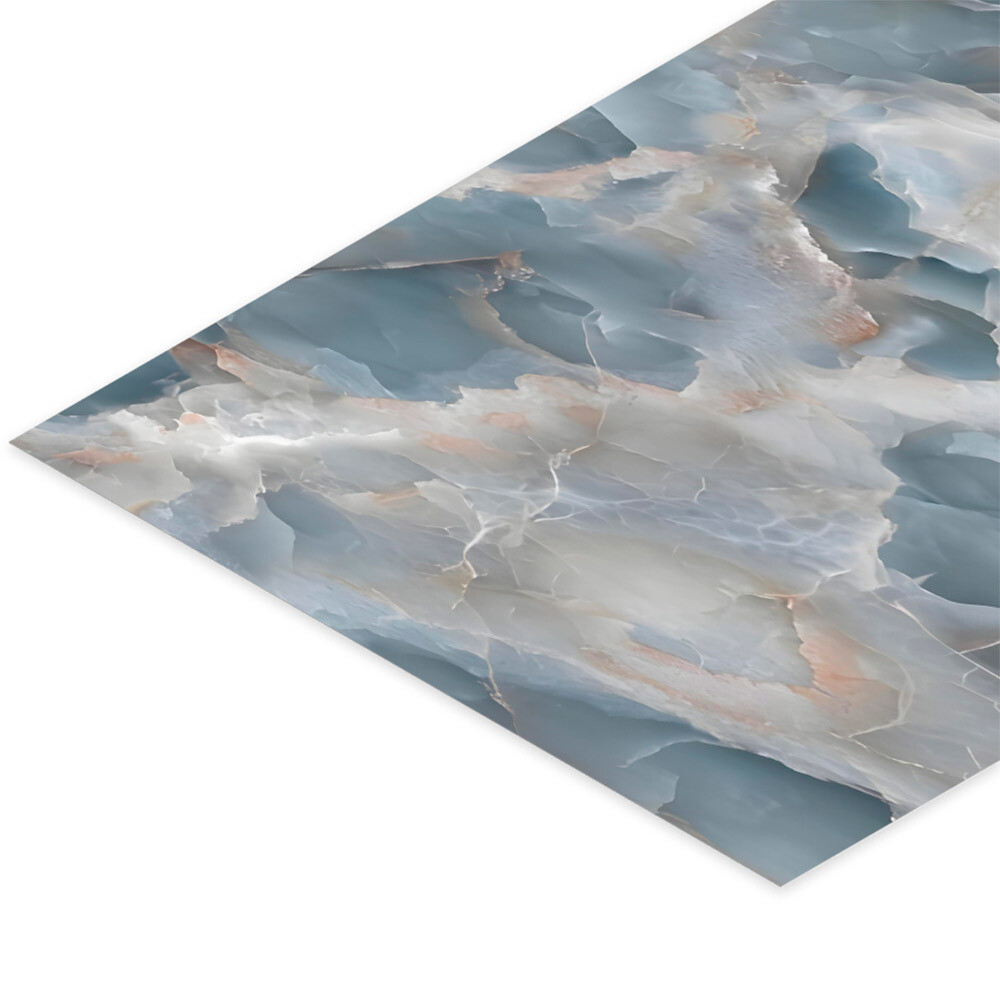 

Панель кварцвиниловая 2800х1200х1,2 мм Stella Marble глянцевая шангхай 3,36 кв.м, Голубой