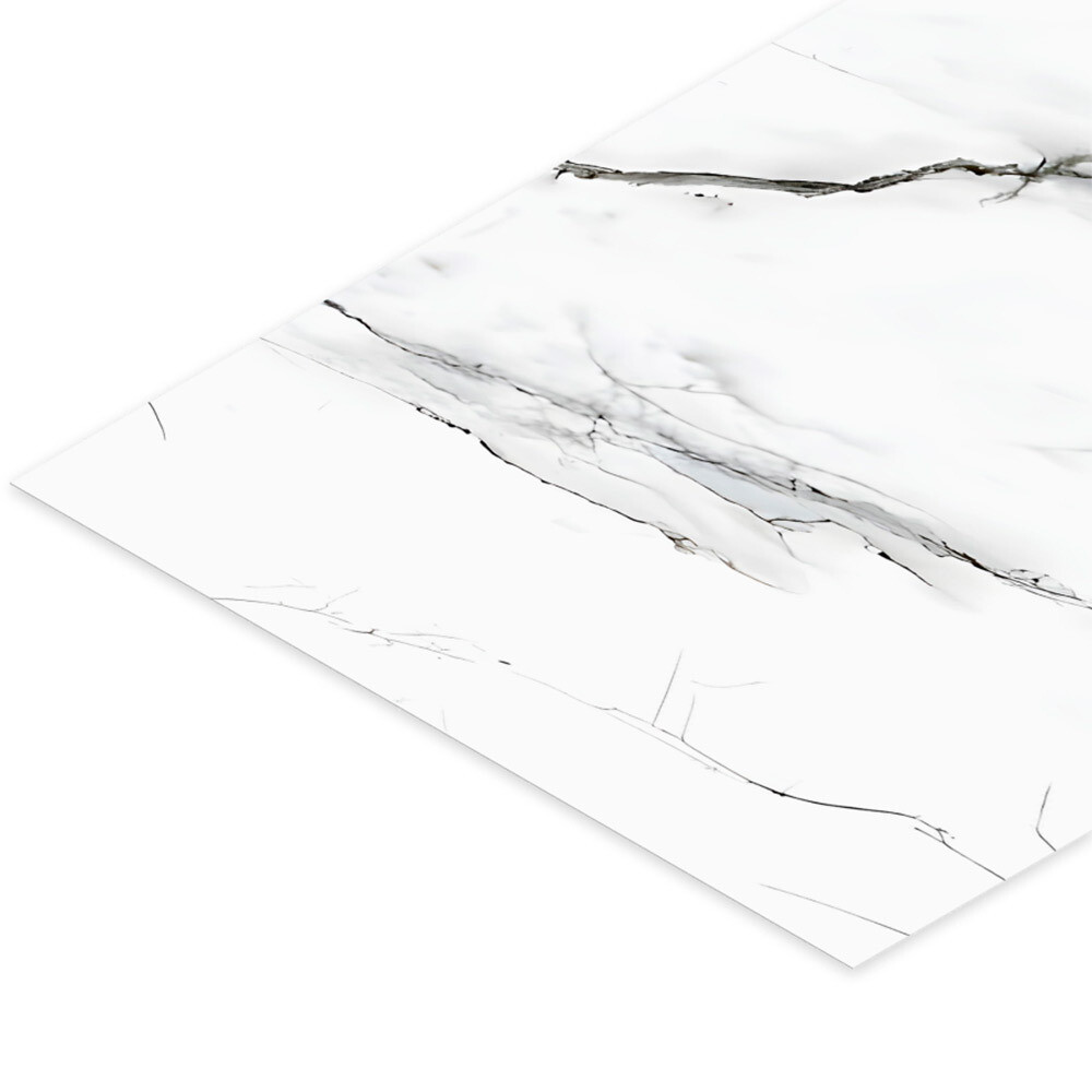 Изображение товара Панель кварцвиниловая Stella Marble Белая Ночь 2800х1200х1,2 мм глянцевая для стен