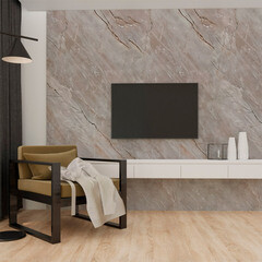 Панель композитная ПВХ 2800х1200х1,2 мм Stella Marble глянцевая девон 3,36 кв.м - фото 2