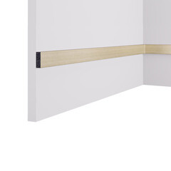 Декоративная рейка из экополимера 30х10х3000 мм Cosca Decor RX010-453 золото матовое - фото 1