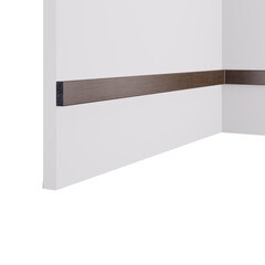 Декоративная рейка из экополимера 30х10х3000 мм Cosca Decor RX010-454 шампань - фото 1