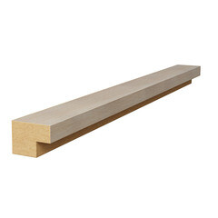 Рейка торцевая для акустических панелей 25х19х2750 мм ясень тирамису - фото 1