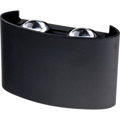 Изображение товара Светильник светодиодный садово-парковый настенный Düwi Nuovo черный 3000К 4 Вт IP54 (24770 2)