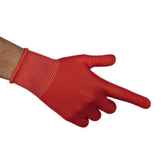 Перчатки полиэстеровые 2 нити с ПВХ покрытием тактильные ЛЭВ 9 (M) - фото 16