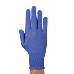 Перчатки полиэстеровые 2 нити с ПВХ покрытием тактильные ЛЭВ 9 (M) - фото 12