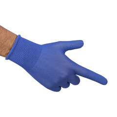 Перчатки полиэстеровые 2 нити с ПВХ покрытием тактильные ЛЭВ 9 (M) - фото 10