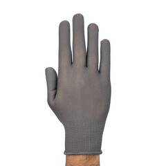Перчатки полиэстеровые 2 нити с ПВХ покрытием тактильные ЛЭВ 9 (M) - фото 3