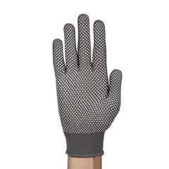 Перчатки полиэстеровые 2 нити с ПВХ покрытием тактильные ЛЭВ 9 (M) - фото 2