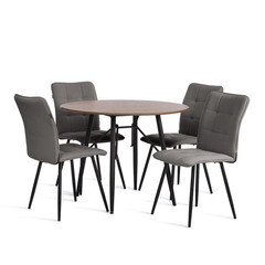 Стул Bari серый (24644) - фото 4