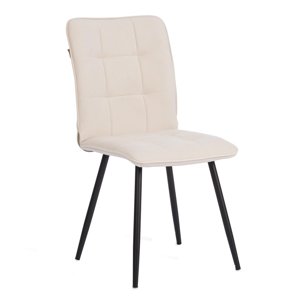 Изображение товара Стул Bari молочный современный для кухни с металлическим каркасом