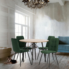 Стул Asti зеленый (24804) - фото 3