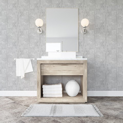 Панель ПВХ 250х2700х8 мм Stella бесшовная термопечать бетон 0,675 кв.м - фото 7