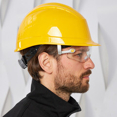 Очки защитные Delta Plus Fuego открытые с прозрачными линзами для защитных касок (FUEGOARIN) - фото 6