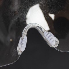 Очки защитные Delta Plus Fuego открытые с прозрачными линзами для защитных касок (FUEGOARIN) - фото 4