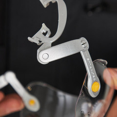 Очки защитные Delta Plus Fuego открытые с прозрачными линзами для защитных касок (FUEGOARIN) - фото 3