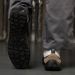 Полуботинки рабочие текстильные с защитным подноском размер 45 синий/серый Delta Plus MIAMI S1P (MIAMISPGB45) - фото 7