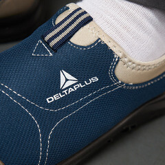 Полуботинки рабочие текстильные с защитным подноском размер 45 синий/серый Delta Plus MIAMI S1P (MIAMISPGB45) - фото 3