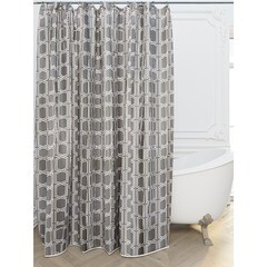 Штора для ванны Zenfort Бисмарк 2000х1800 мм полиэстер серая (104074) - фото 3