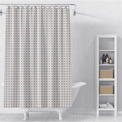 Штора для ванны Delphinium Уно 1800х1800 мм ПВХ коричневая (104276) - фото 3