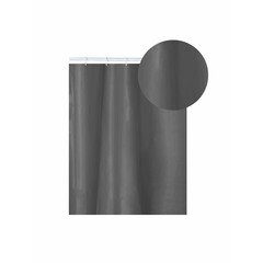 Штора для ванны Delphinium Peva 2000х1800 мм PEVA серая (104032) - фото 3