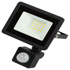 Изображение товара Прожектор светодиодный Эра LPR-042 6500K 20 Вт IP44 с датчиком движения черный