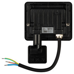 Прожектор светодиодный Эра LPR-042 6500K 20 Вт IP44 с датчиком движения черный - фото 2