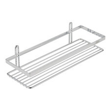 Полка для ванной Lider Drop 330х110х80 мм металл хром (4260)