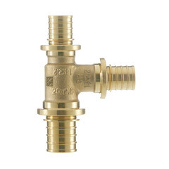 Тройник Рехау латунный 20 х 16 х 16 мм редукционный (11080811001) - фото 4