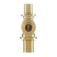 Тройник Рехау латунный 20 х 16 х 16 мм редукционный (11080811001) - фото 3