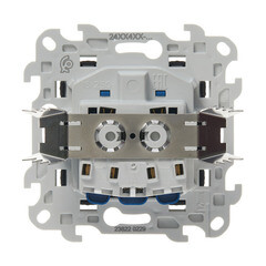 Розетка Simon 24 Harmonie встраиваемая графит со шторками (2420432-038) - фото 3