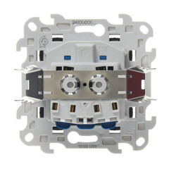 Розетка Simon 24 Harmonie встраиваемая графит со шторками с крышкой (2420448-038) - фото 4