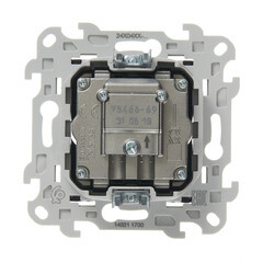 Розетка телевизионная Simon 24 Harmonie встраиваемая графит TV/ SAT (2410487-038) - фото 3