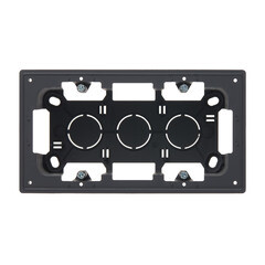 Изображение товара Коробка монтажная Simon 24 Harmonie двухместная накладная графит (2400752-038)