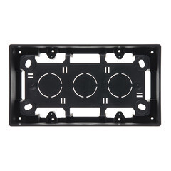 Коробка монтажная Simon 24 Harmonie двухместная накладная графит (2400752-038) - фото 3