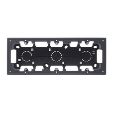 Коробка монтажная Simon 24 Harmonie трехместная накладная графит (2400753-038)