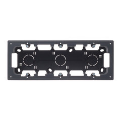 Изображение товара Коробка монтажная Simon 24 Harmonie трехместная накладная графит (2400753-038)