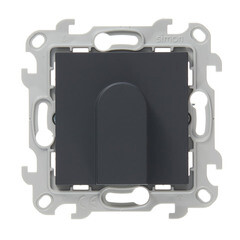 Изображение товара Вывод кабеля Simon 24 Harmonie встраиваемый графит (2410801-038)