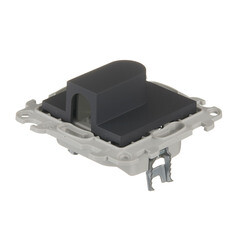 Вывод кабеля Simon 24 Harmonie встраиваемый графит (2410801-038) - фото 3