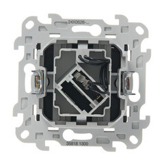 Выключатель Simon 24 Harmonie карточный встраиваемый графит (2410526-038) - фото 3