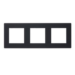 Изображение товара Рамка Simon 24 Harmonie трехместная графит (2400630-038)
