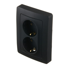 Розетка Systeme Electric Blanca встраиваемая антрацит (BLNRS001026) - фото 4