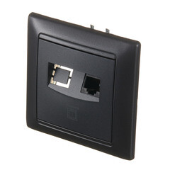 Розетка компьютерная Svet Стиль встраиваемая графит RJ45 (EV 0365-2111) - фото 4