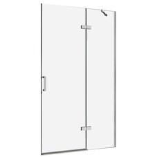Душевая дверь Abber Zart стекло прозрачное 90х195 см профиль хром 6 мм распашная (AG08090)