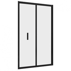 Изображение товара Душевая дверь Abber стекло прозрачное 100х195 см профиль черный 6 мм складная (AG07100B)