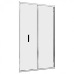 Изображение товара Душевая дверь Abber стекло прозрачное 90х195 см профиль хром 6 мм складная (AG07090)