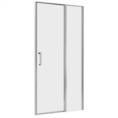 Изображение товара Душевая дверь Abber стекло прозрачное 130х195 см профиль хром 6 мм распашная (AG04130S)