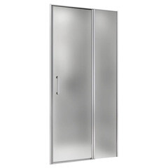 Изображение товара Душевая дверь Abber стекло матовое 100х195 см профиль хром 6 мм распашная (AG04100MS)