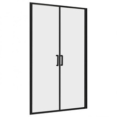 Изображение товара Душевая дверь Abber стекло прозрачное 100х195 см профиль черный 6 мм распашная (AG04100BC)